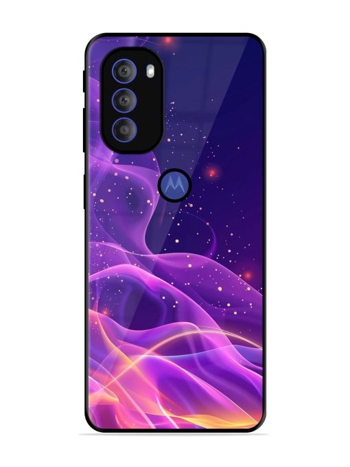 Cosmic Currents Glossy Soft Edge Case for Motorola Moto G71 (5G)