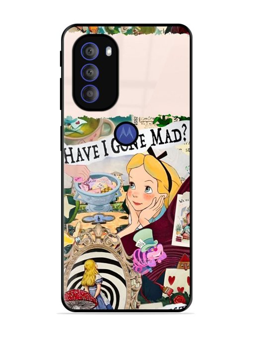 Mad Hatter'S Collage Glossy Soft Edge Case for Motorola Moto G71 (5G) Chachhi