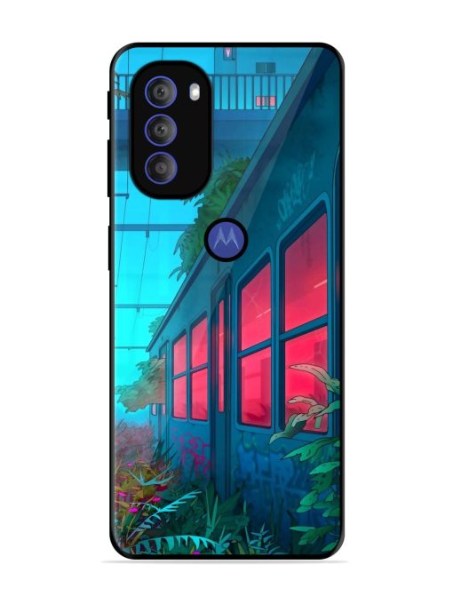 Urban Jungle Glossy Soft Edge Case for Motorola Moto G71 (5G) Chachhi