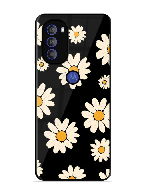 Daisies In The Night Glossy Soft Edge Case for Motorola Moto G71 (5G) Chachhi