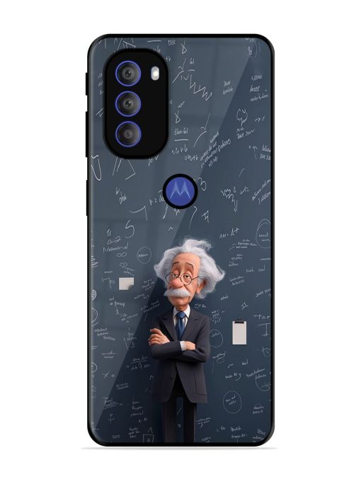 Albert Einstein Glossy Soft Edge Case for Motorola Moto G71 (5G) Chachhi