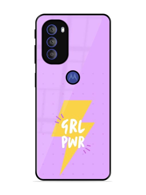 Girl Power Spark Glossy Soft Edge Case for Motorola Moto G71 (5G) Chachhi