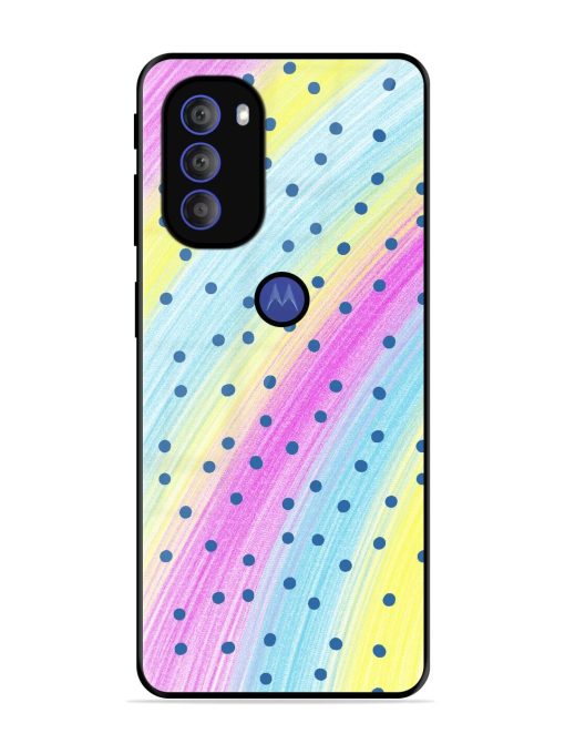 Polka Dot Paradise Glossy Soft Edge Case for Motorola Moto G71 (5G) Chachhi