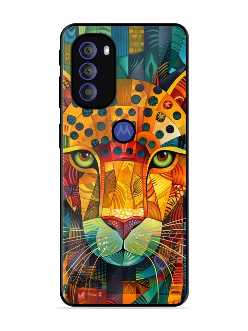 Mosaic Majesty Glossy Soft Edge Case for Motorola Moto G71 (5G) Chachhi