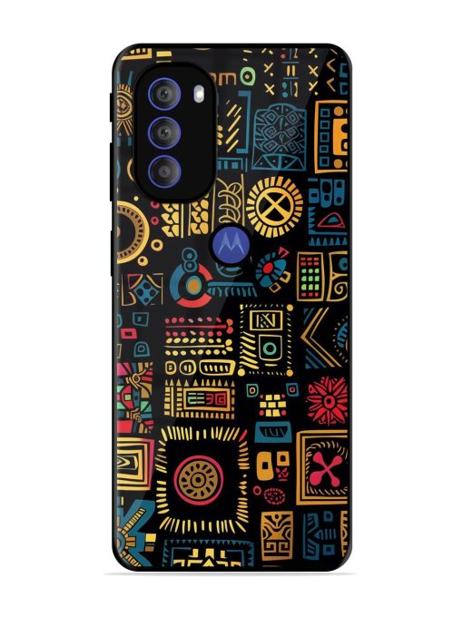 Tribal Tapestry Glossy Soft Edge Case for Motorola Moto G71 (5G) Chachhi