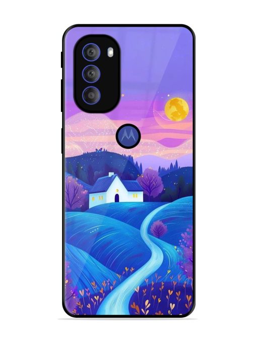 Moonlit Meadow Glossy Soft Edge Case for Motorola Moto G71 (5G) Chachhi