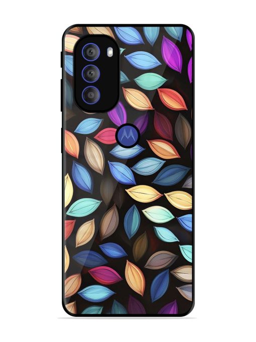 Colorful Kaleidoscope Glossy Soft Edge Case for Motorola Moto G71 (5G) Chachhi