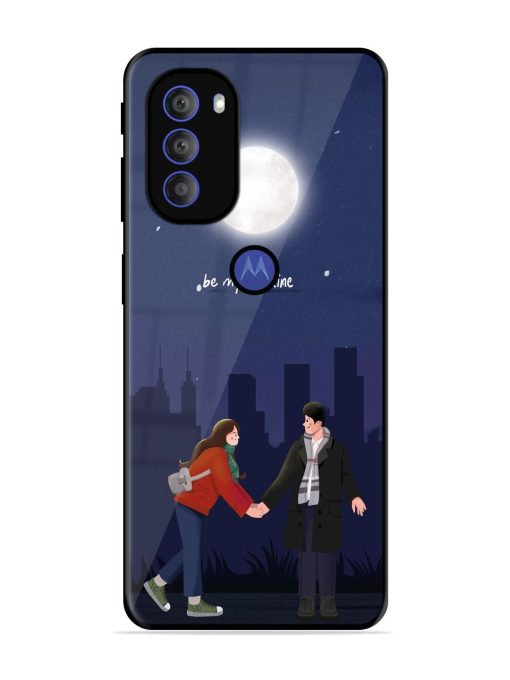 Moonlight Proposal Glossy Soft Edge Case for Motorola Moto G71 (5G) Chachhi