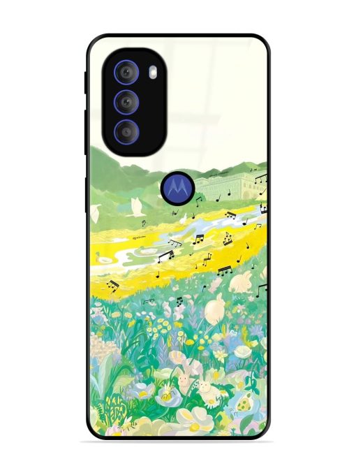 Melody In Bloom Glossy Soft Edge Case for Motorola Moto G71 (5G) Chachhi