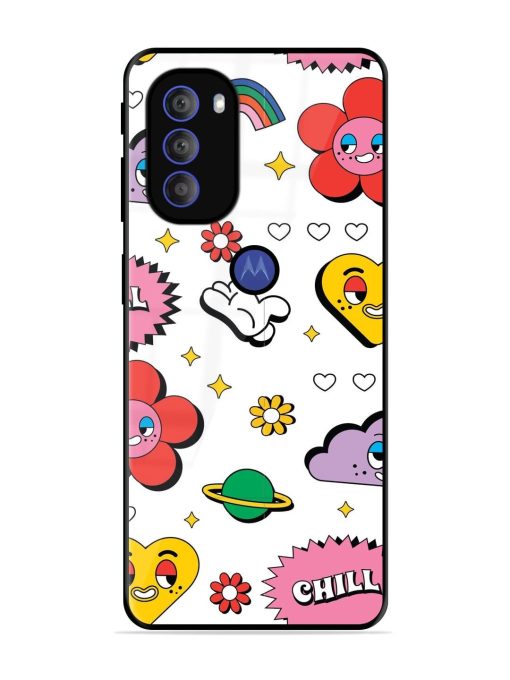 Whimsical Wonderland Glossy Soft Edge Case for Motorola Moto G71 (5G) Chachhi