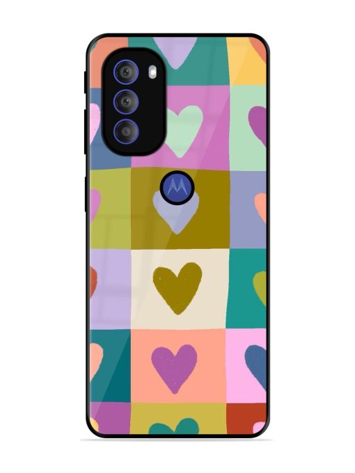 Box Of Hearts Glossy Soft Edge Case for Motorola Moto G71 (5G) Chachhi