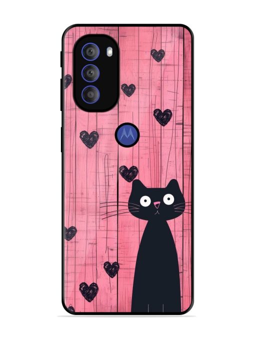 Feline Valentine'S Day Glossy Soft Edge Case for Motorola Moto G71 (5G) Chachhi