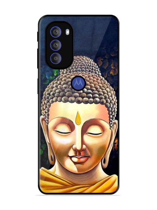 Buddha Face Glossy Soft Edge Case for Motorola Moto G71 (5G)