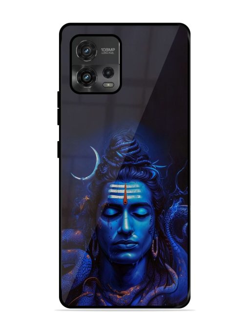 Mystic Mahadev Glossy Soft Edge Case for Motorola Moto G72 Chachhi