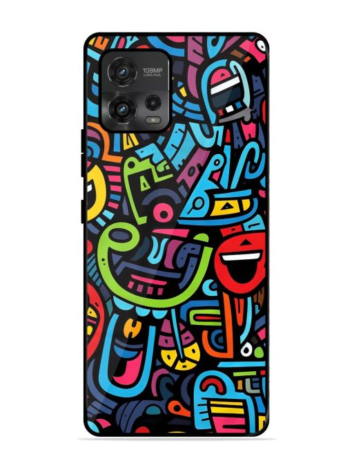 Doodlephoria Glossy Soft Edge Case for Motorola Moto G72 Chachhi