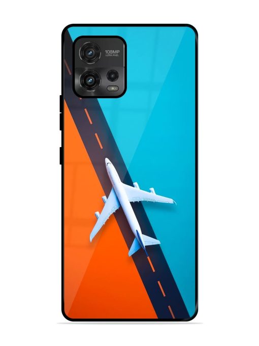 Skyward Bound Glossy Soft Edge Case for Motorola Moto G72 Chachhi