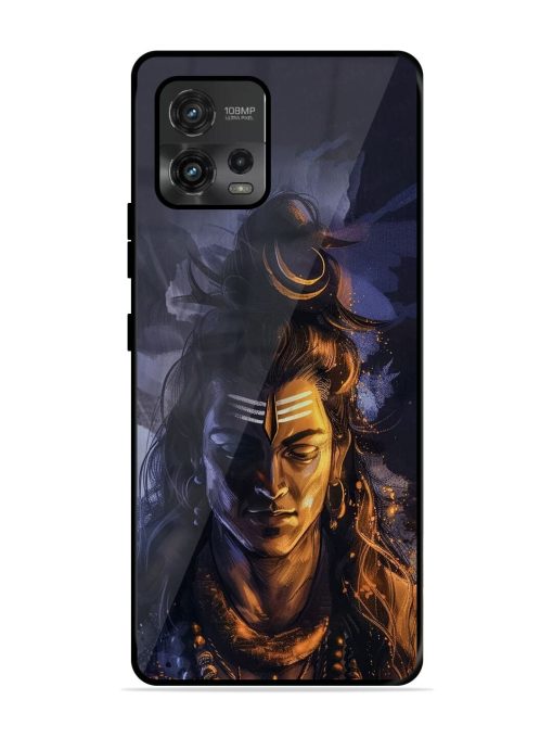 Lord Shiva Glossy Soft Edge Case for Motorola Moto G72 Chachhi