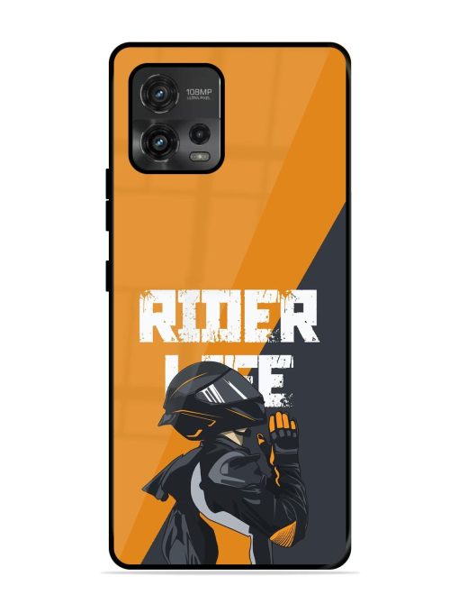 Ride Never Ends Glossy Soft Edge Case for Motorola Moto G72