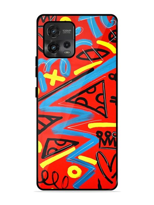 Groovy Garden Glossy Soft Edge Case for Motorola Moto G72 Chachhi