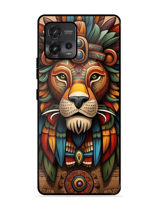 Aztec Majesty Glossy Soft Edge Case for Motorola Moto G72 Chachhi