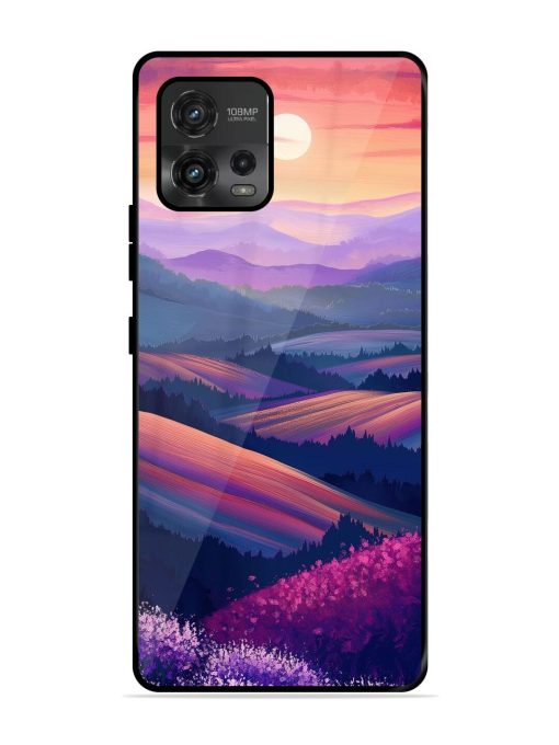 Twilight'S Embrace Glossy Soft Edge Case for Motorola Moto G72 Chachhi