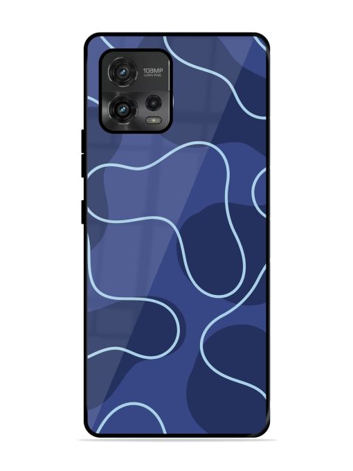 Midnight Maze Glossy Soft Edge Case for Motorola Moto G72 Chachhi