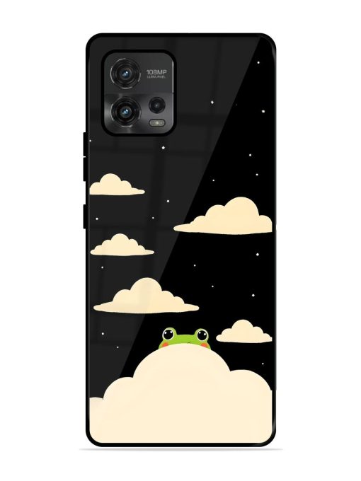 Froggy Night Sky Glossy Soft Edge Case for Motorola Moto G72 Chachhi