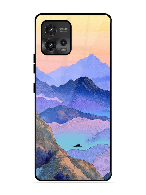 Mountain Mist Glossy Soft Edge Case for Motorola Moto G72 Chachhi