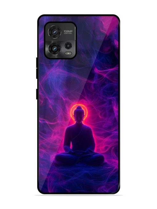 Neon Nirvana Glossy Soft Edge Case for Motorola Moto G72 Chachhi