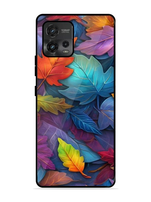 Autumn'S Embrace Glossy Soft Edge Case for Motorola Moto G72 Chachhi