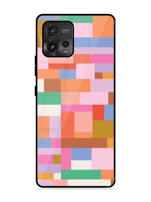 Colorful Chaos Glossy Soft Edge Case for Motorola Moto G72 Chachhi