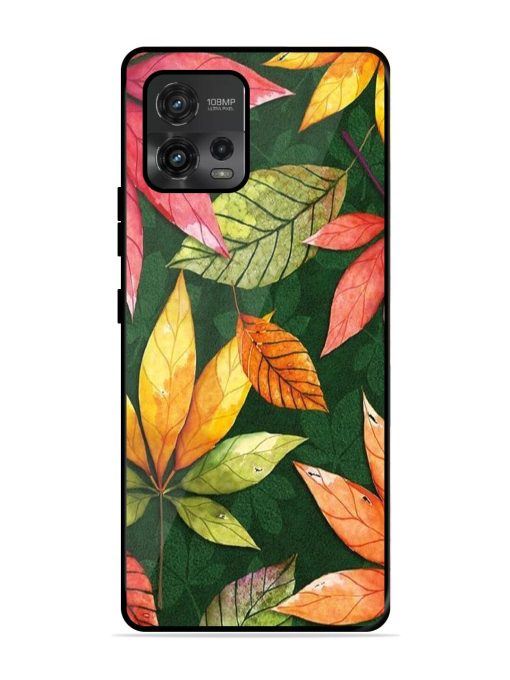 Autumn'S Embrace Glossy Soft Edge Case for Motorola Moto G72 Chachhi