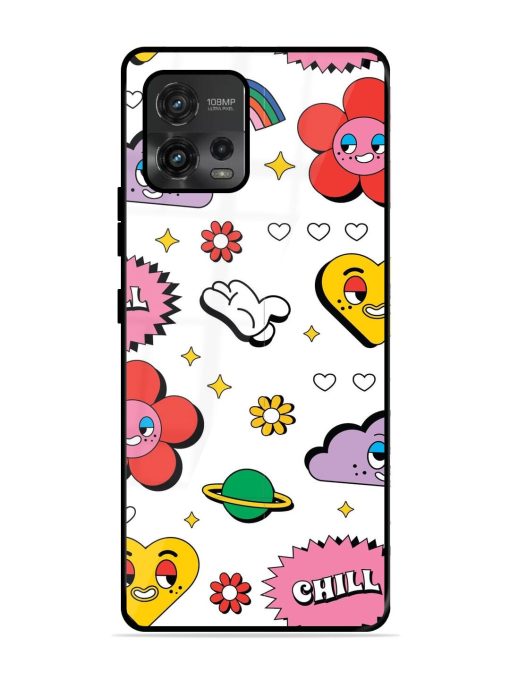 Whimsical Wonderland Glossy Soft Edge Case for Motorola Moto G72 Chachhi