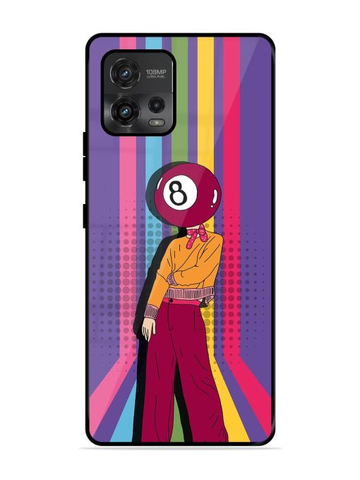 Eight Ball Fashionista Glossy Soft Edge Case for Motorola Moto G72 Chachhi