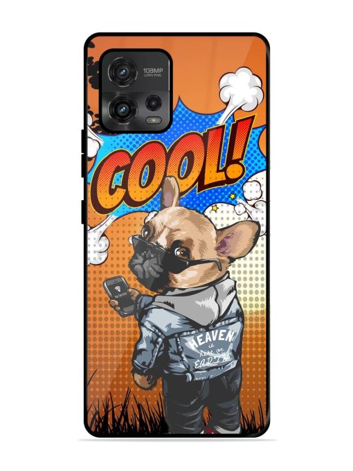 Cool Pup Glossy Soft Edge Case for Motorola Moto G72 Chachhi