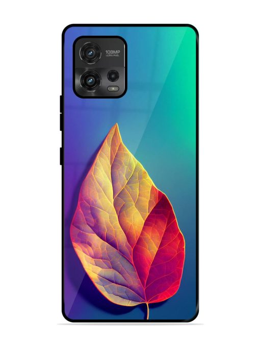 Autumn'S Embrace Glossy Soft Edge Case for Motorola Moto G72 Chachhi