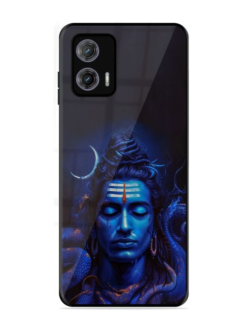 Mystic Mahadev Glossy Soft Edge Case for Motorola Moto G73 (5G) Chachhi