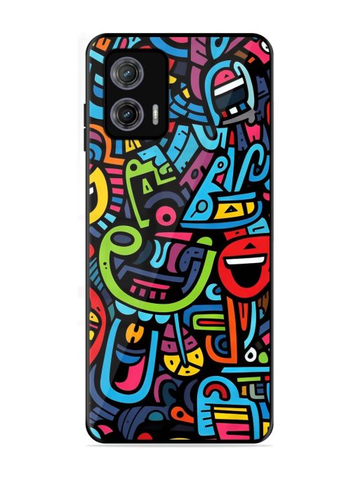 Doodlephoria Glossy Soft Edge Case for Motorola Moto G73 (5G) Chachhi