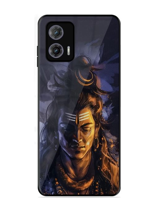 Lord Shiva Glossy Soft Edge Case for Motorola Moto G73 (5G) Chachhi