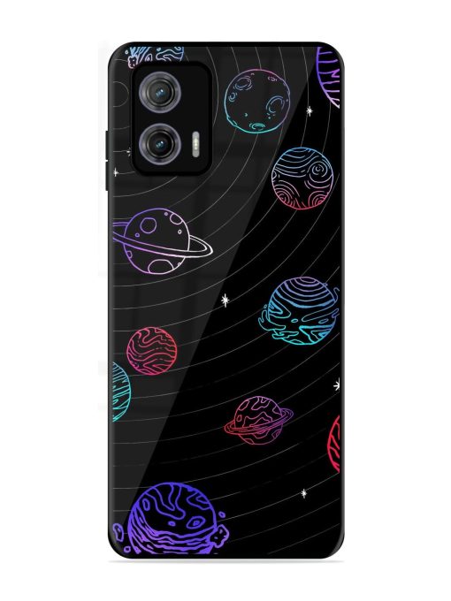 Cosmic Ballet Glossy Soft Edge Case for Motorola Moto G73 (5G) Chachhi