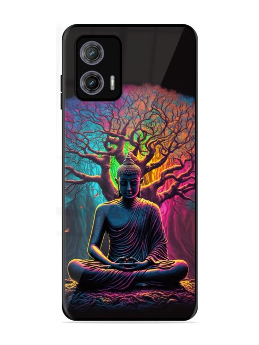 Enlightened Serenity Glossy Soft Edge Case for Motorola Moto G73 (5G) Chachhi