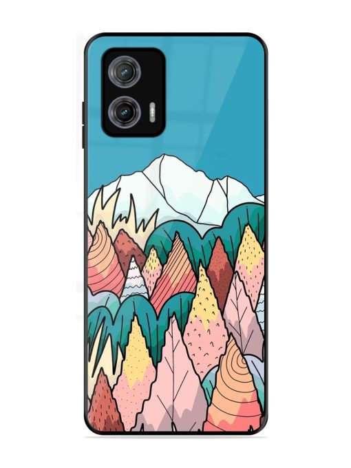 Mountain Dreamscape Glossy Soft Edge Case for Motorola Moto G73 (5G) Chachhi