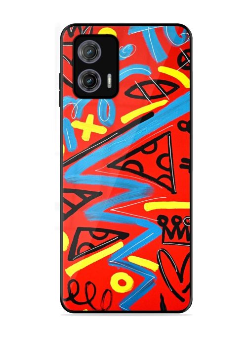 Groovy Garden Glossy Soft Edge Case for Motorola Moto G73 (5G) Chachhi