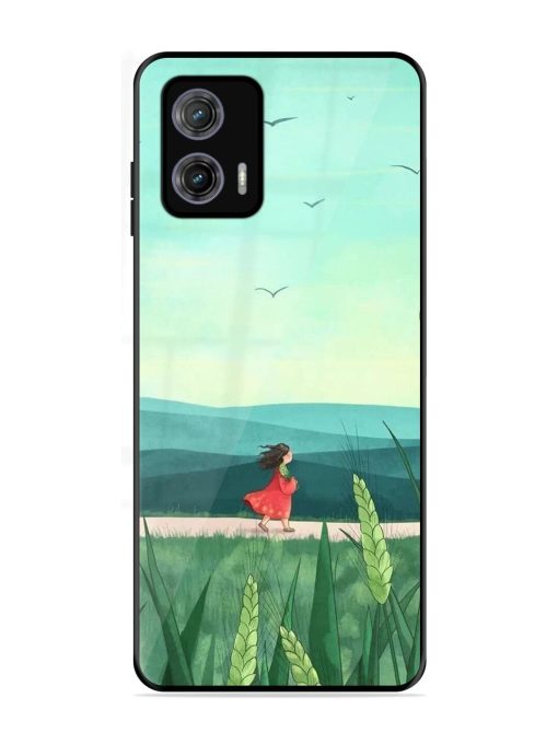 Solitude'S Serenity Glossy Soft Edge Case for Motorola Moto G73 (5G) Chachhi