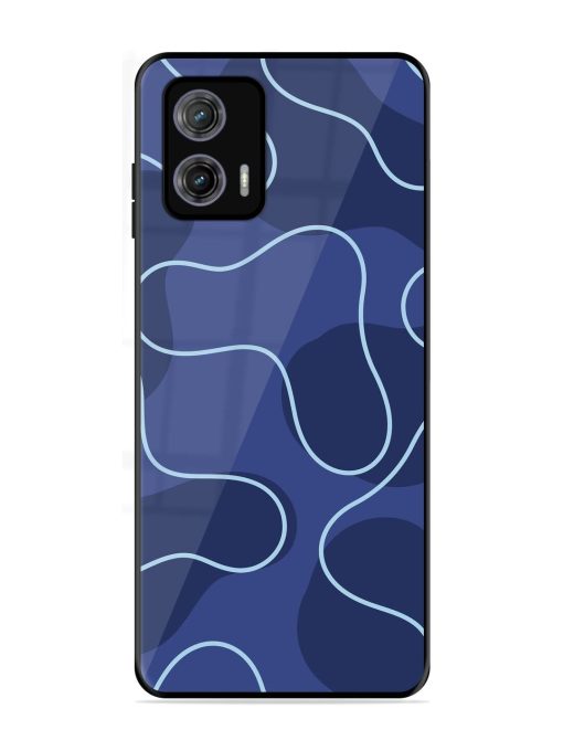 Midnight Maze Glossy Soft Edge Case for Motorola Moto G73 (5G) Chachhi