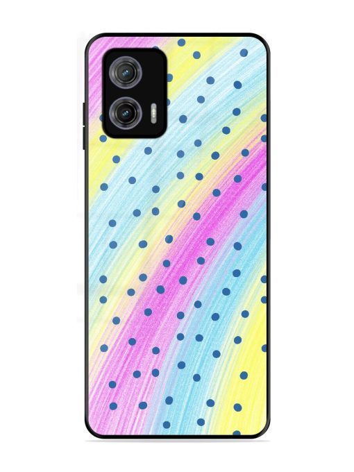 Polka Dot Paradise Glossy Soft Edge Case for Motorola Moto G73 (5G) Chachhi