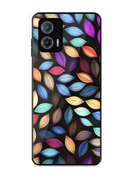 Colorful Kaleidoscope Glossy Soft Edge Case for Motorola Moto G73 (5G) Chachhi