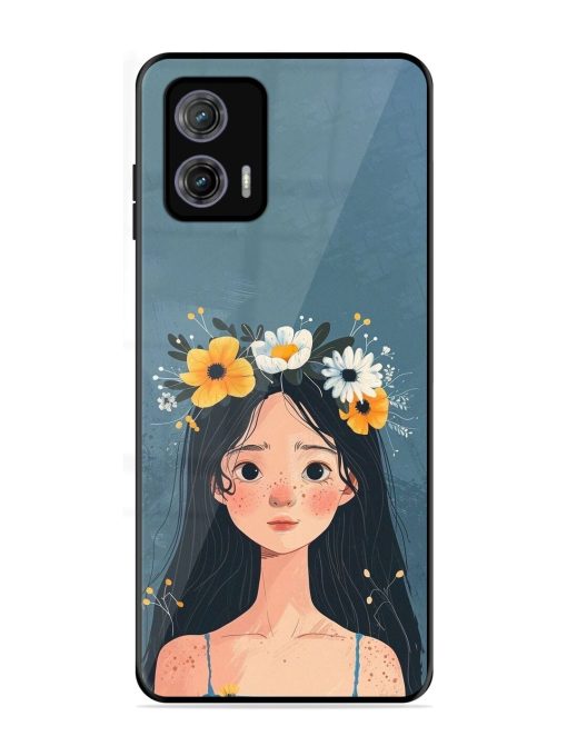 Gurl Art Glossy Soft Edge Case for Motorola Moto G73 (5G) Chachhi