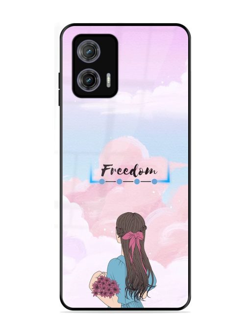 Skyward Dreams Glossy Soft Edge Case for Motorola Moto G73 (5G) Chachhi