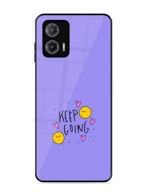 Smiling Through It All Glossy Soft Edge Case for Motorola Moto G73 (5G) Chachhi